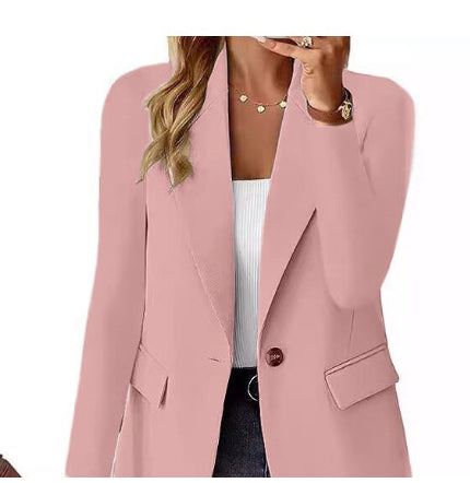 Lapel womens blazer