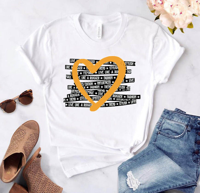 Women's Loose Round Neck Short Sleeve Top