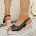 Muffin Wedge Heel Sandals