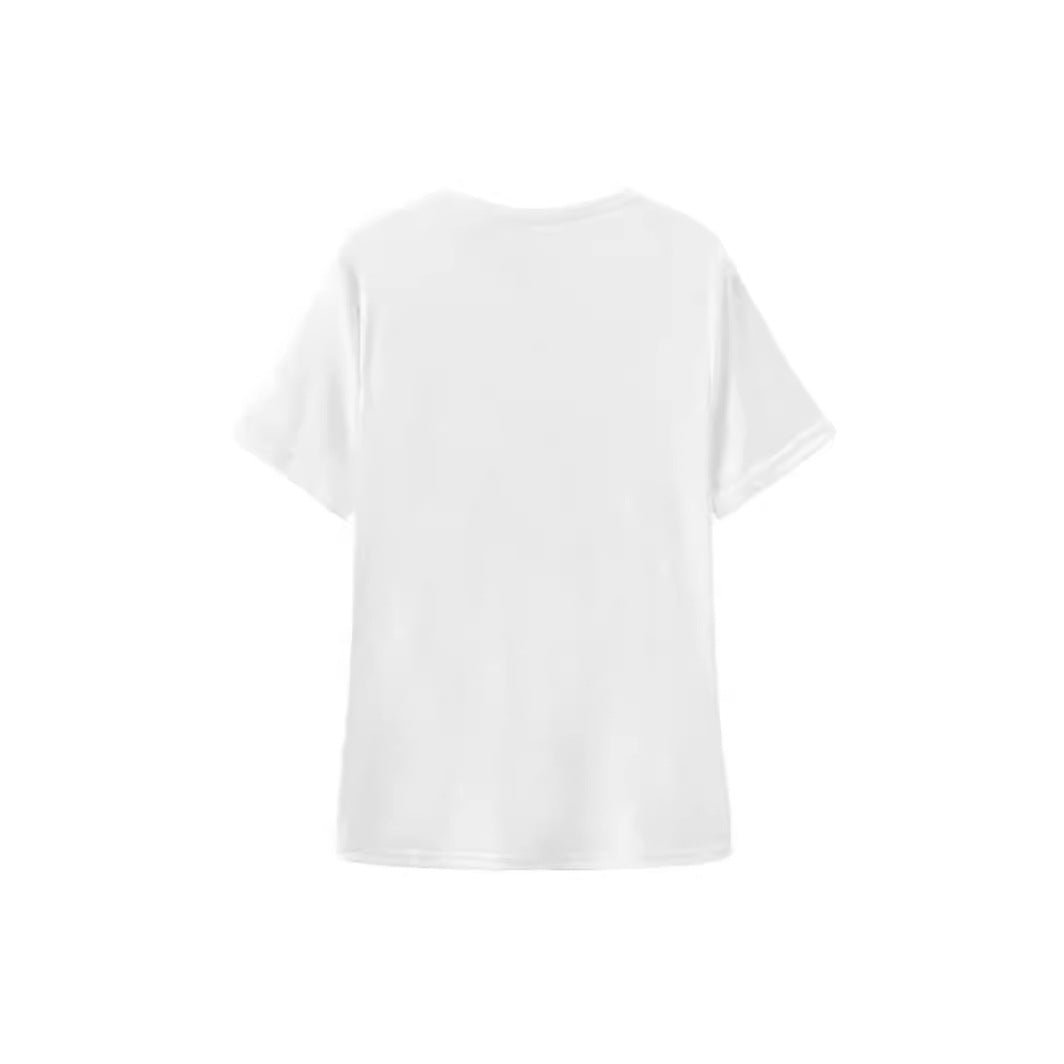Retro Loose Short-sleeve Top