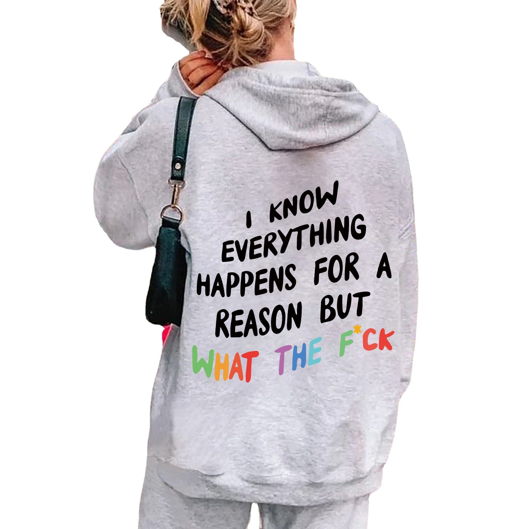 Womens printed jumper with Hood