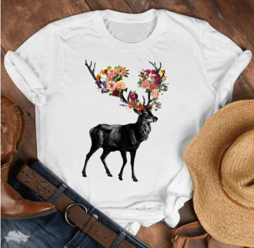 Loose Large Fashion Butterfly T Shirt