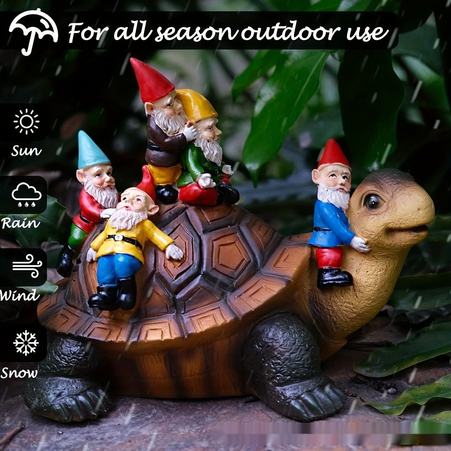 Turtle And Dwarf Garden Courtyard Decorations