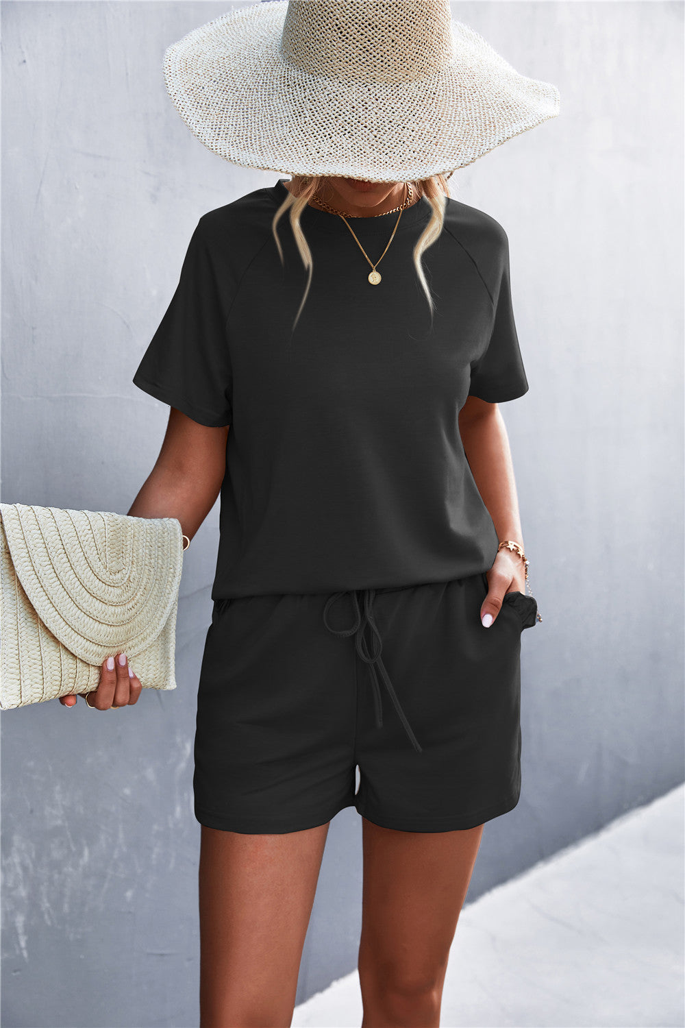 Tied Shorts set