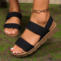 Roman Elastic Waistband sandals