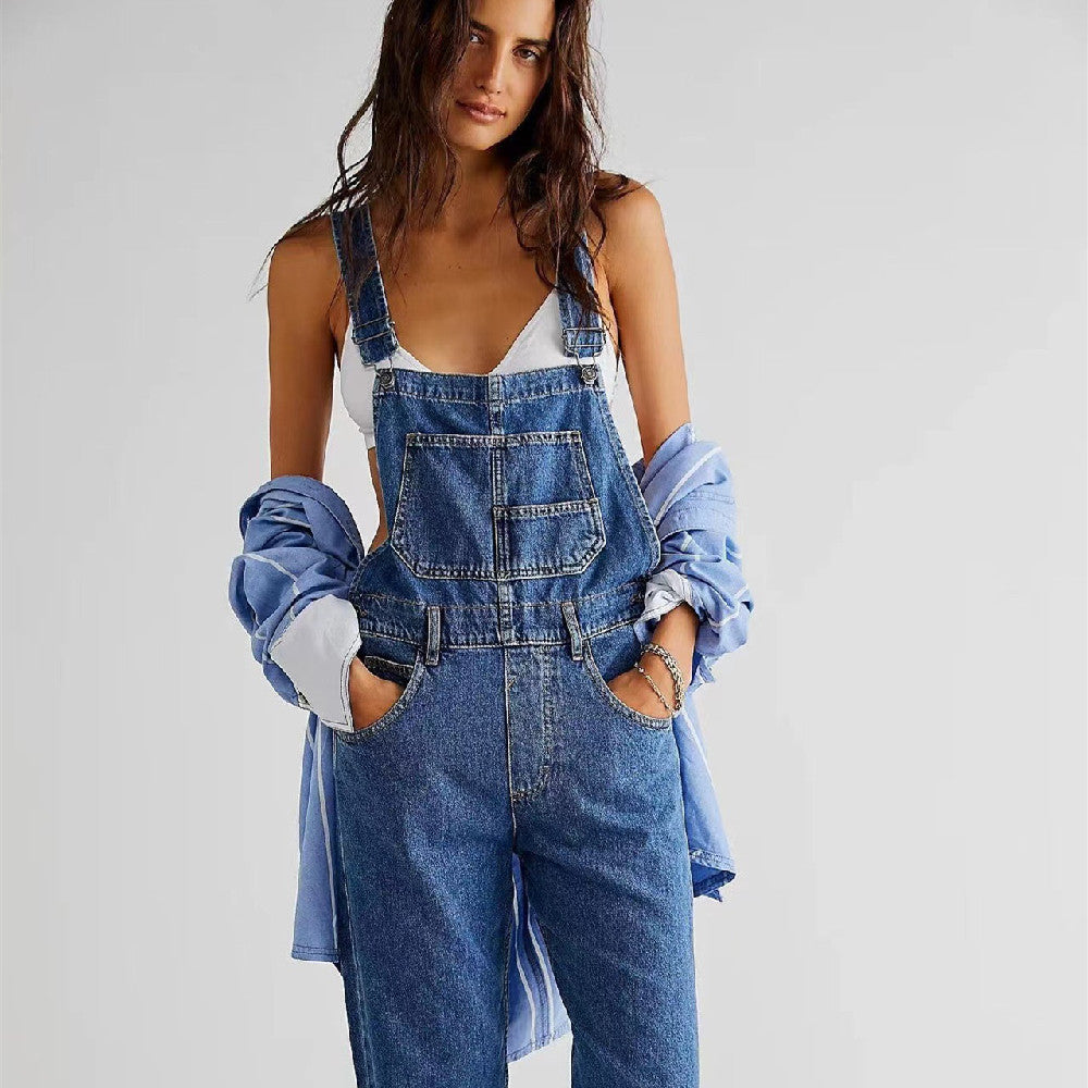 Chloe High-Waisted Jumpsuit with pockets