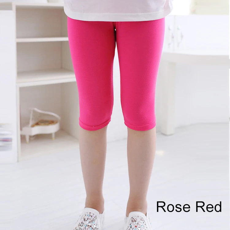 3-10years Girls Knee Length leggings