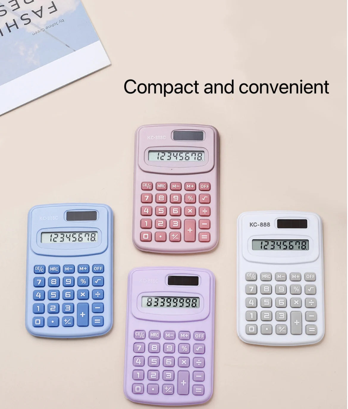 Cute Mini Fresh Solar Calculator