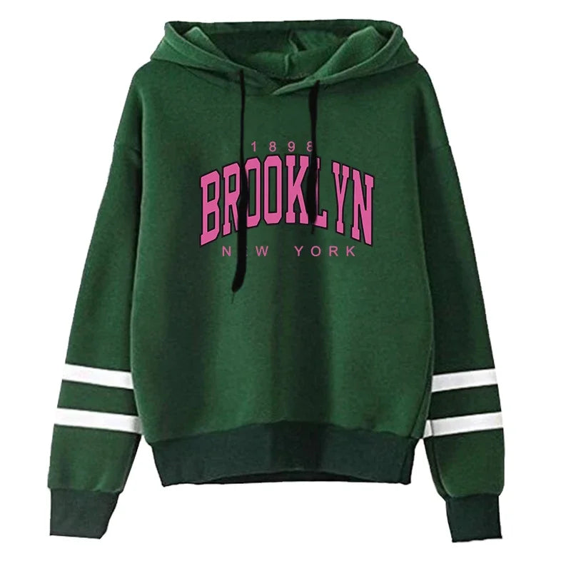 Quality Daily Women Tracksuit Hoodies Casual Single Piece Stripe Sweatshirt and Sweatpants Comfort Outdoor Jogging Autumn Winter