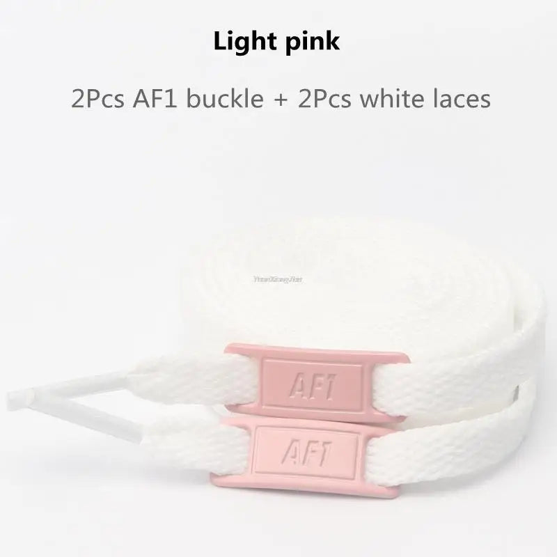 White Flat laces and Shoe Decoration Suit Sneaker Shoelace Fashion Air Force One Shoes Accessories