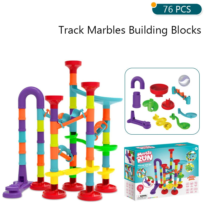 Marbles Run Catapult Track