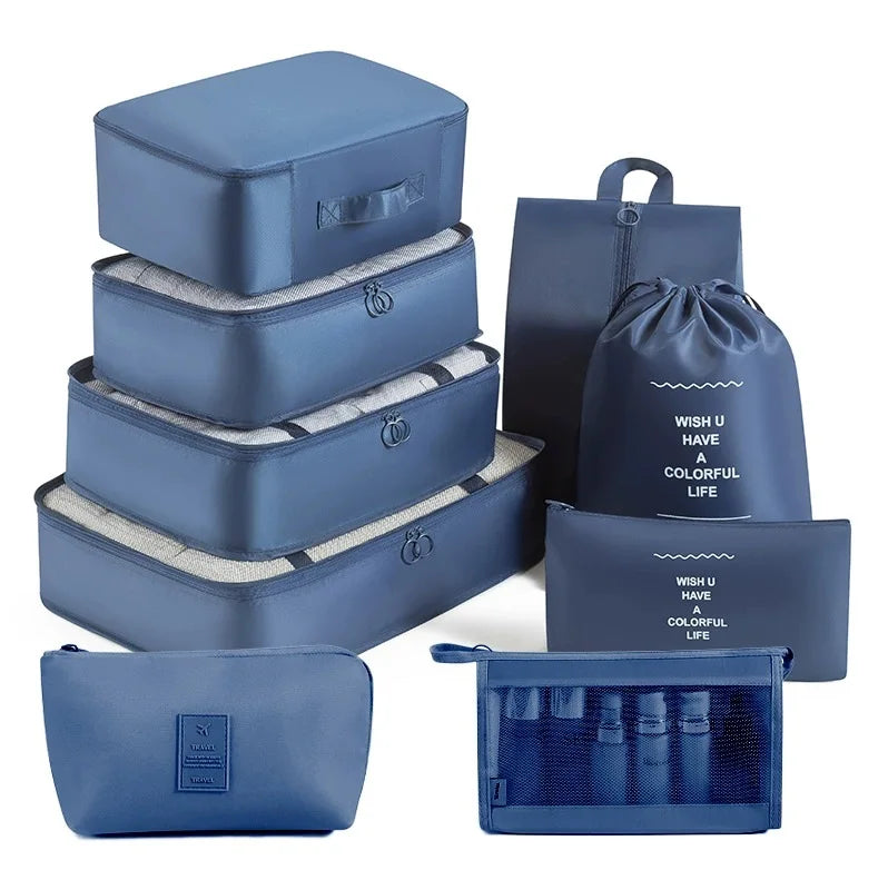 7/8/9-piece Set Travel Storage Bags