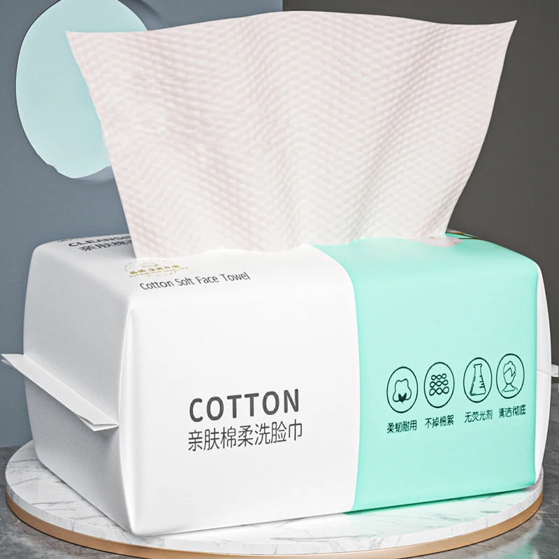 100PCS Natural Disposable Face Towel