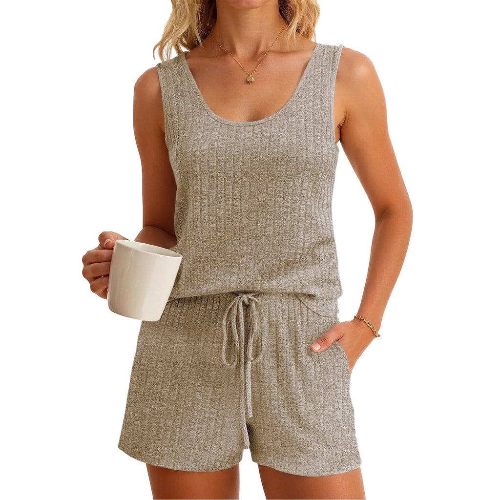 Vest and shorts 2pc set