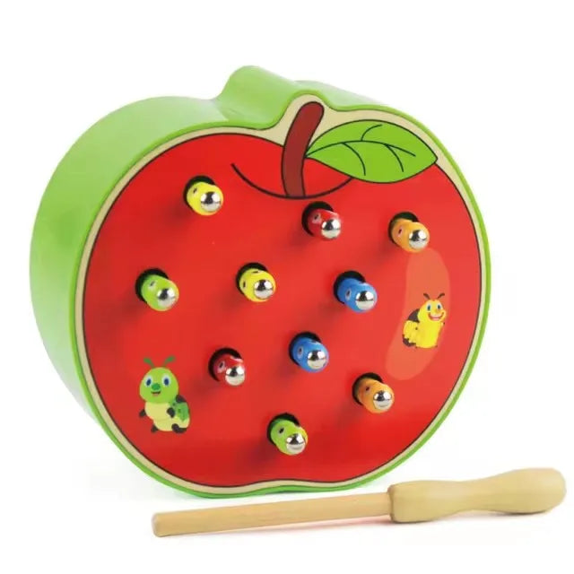 Baby Toys Wooden Catching Worms