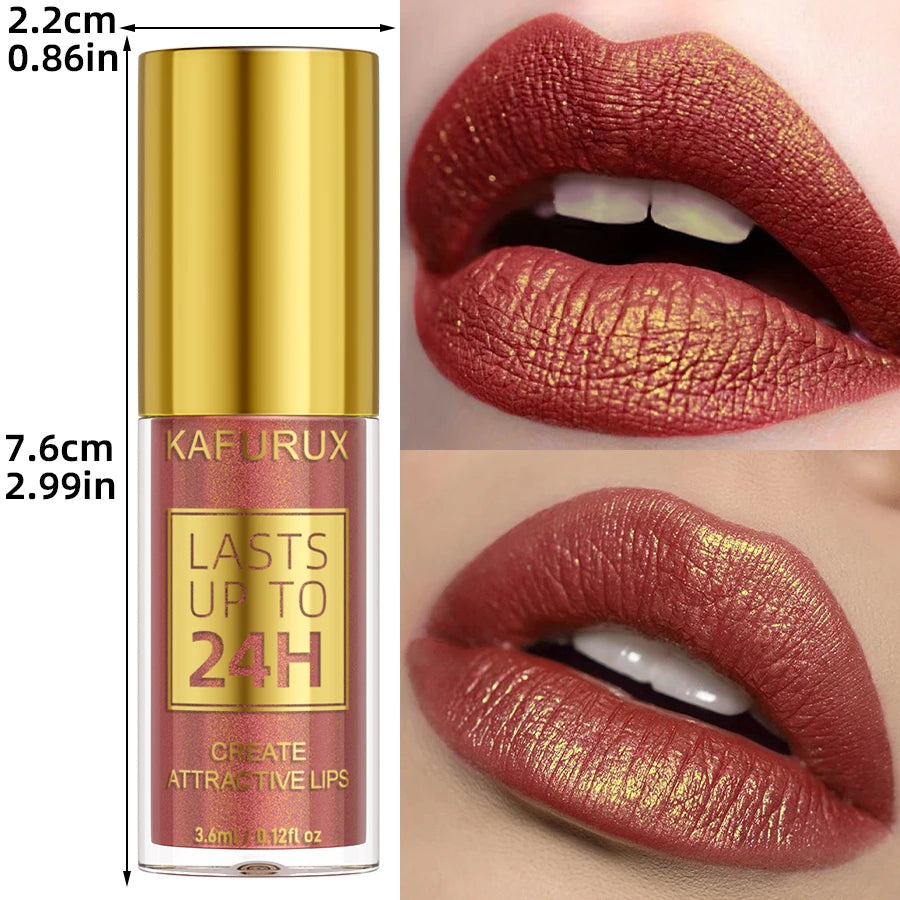 14 Colors Glitter Metallic Lip Glaze