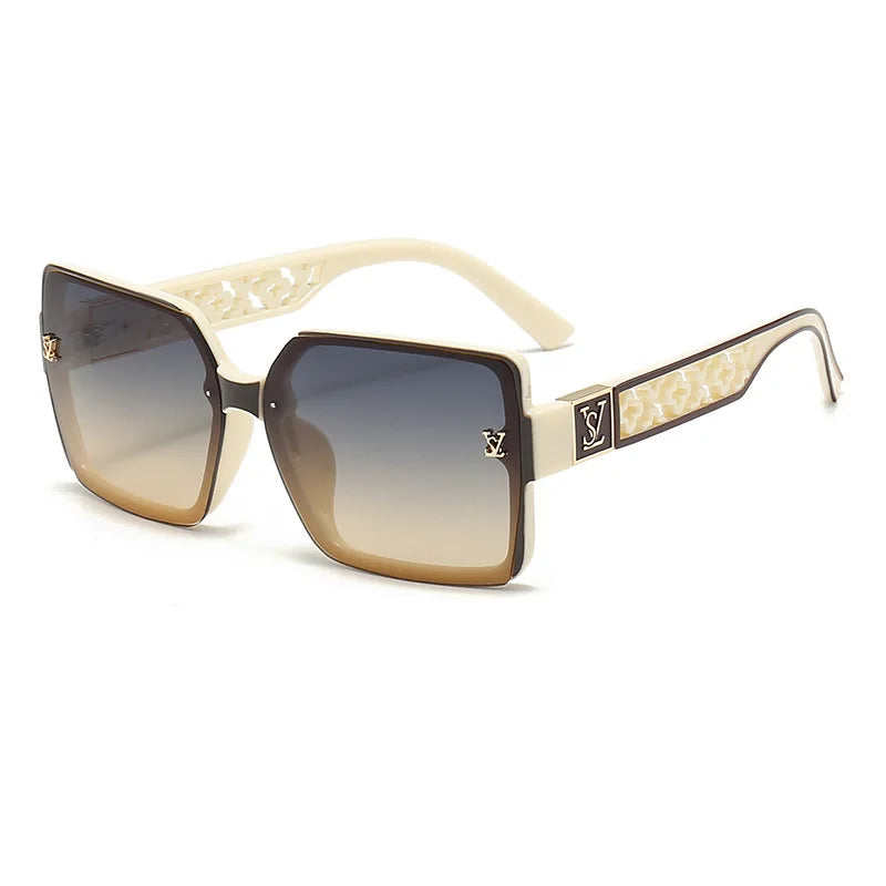 2026 New Fashion Glamour Sunglasses For Women And Men Stylish Oversize Designer Sun Glasses Square Unisex Shades UV400