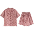 Leopard Print Heart Pajama