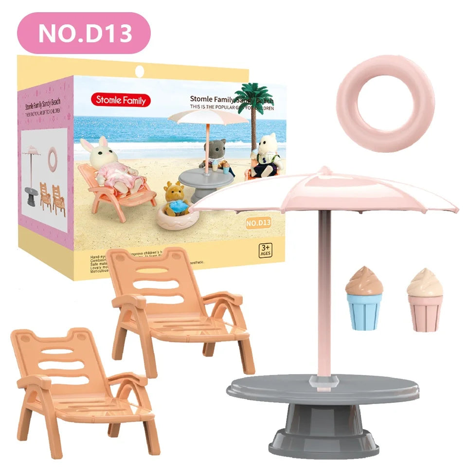 Miniature Furniture Forest Family
