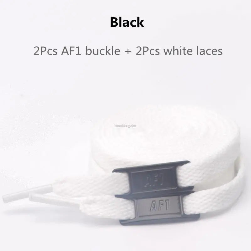 White Flat laces and Shoe Decoration Suit Sneaker Shoelace Fashion Air Force One Shoes Accessories