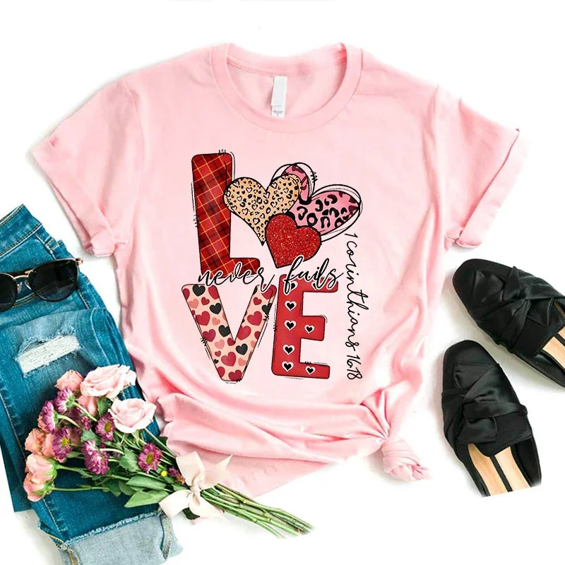 Leopard Love Never Fails Tees