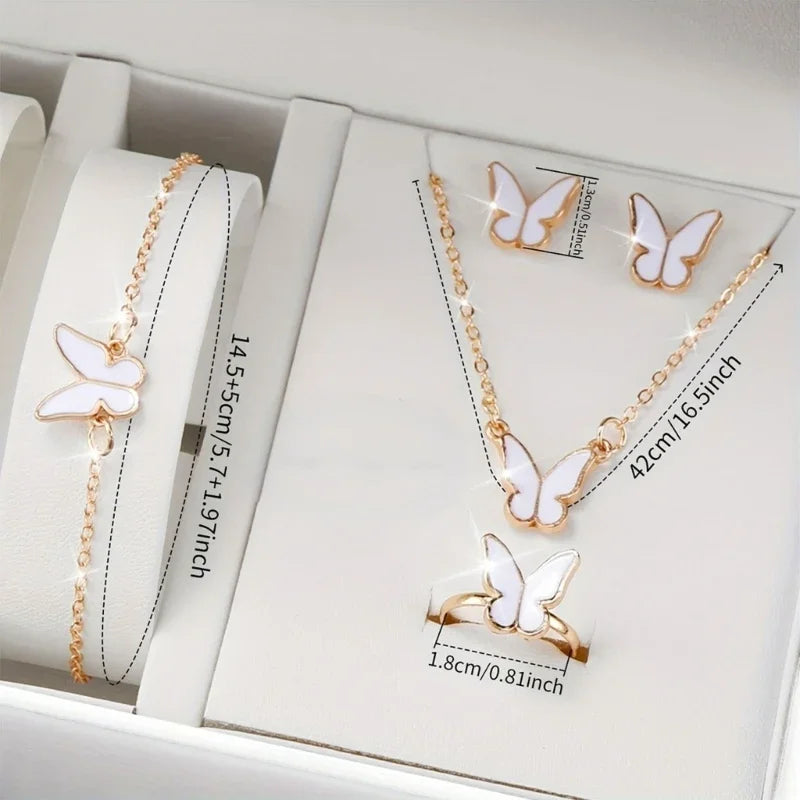 Butterfly Jewelry Set (without Box)