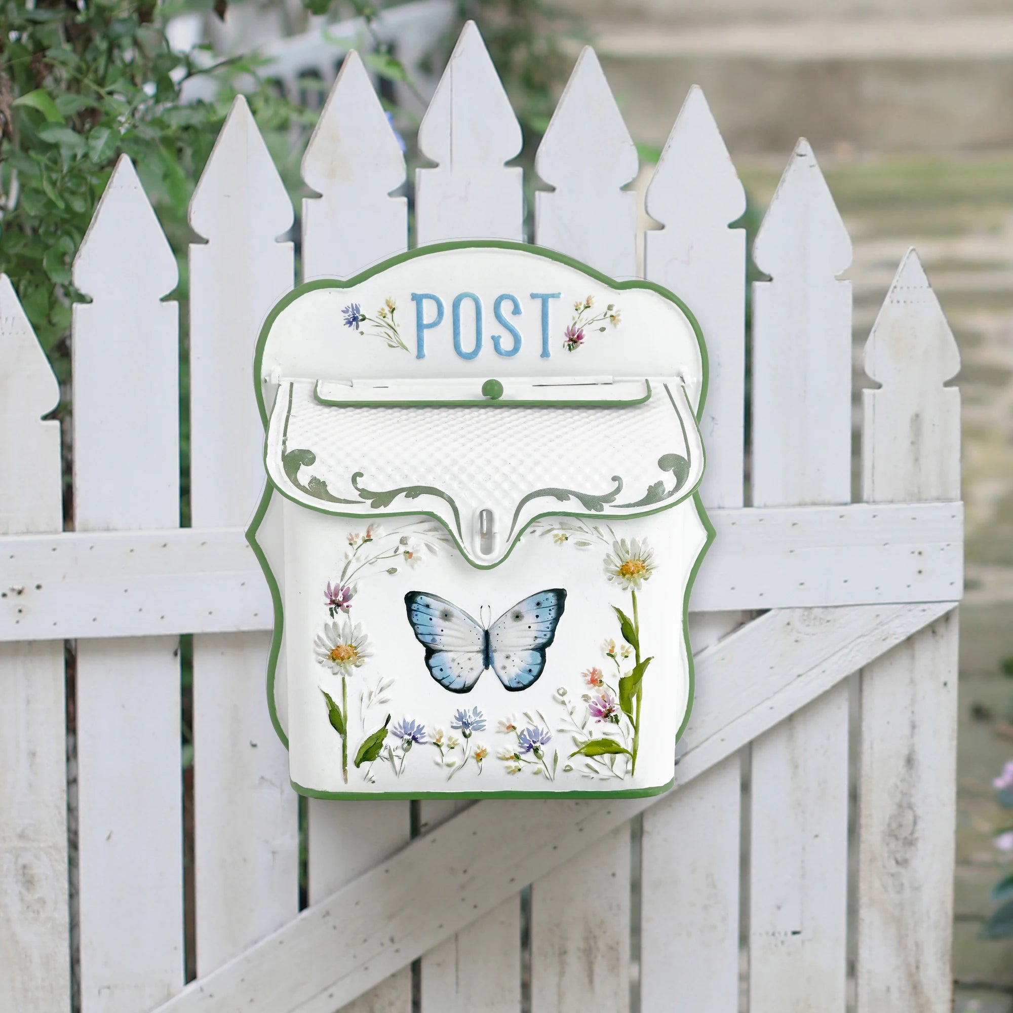 Garden Decoration Crafts, Wall Mounted Post Box, Vintage Mailboxes, Metal Farmhouse Letter Box