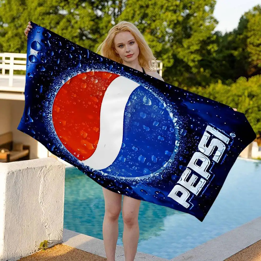 Pepsi Art Cola Microfiber Beach Towel