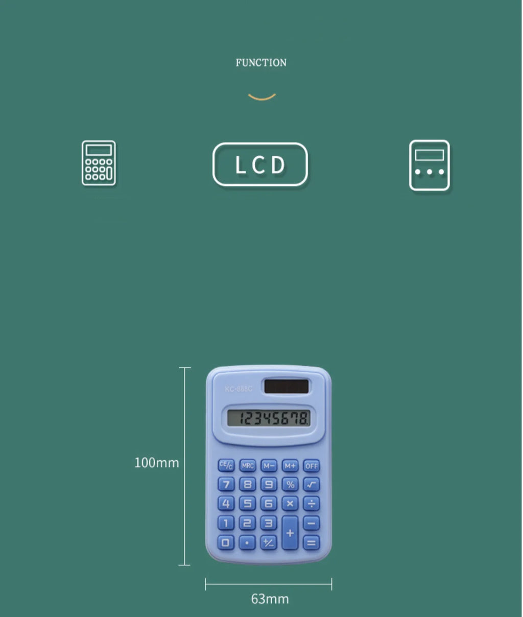 Cute Mini Fresh Solar Calculator