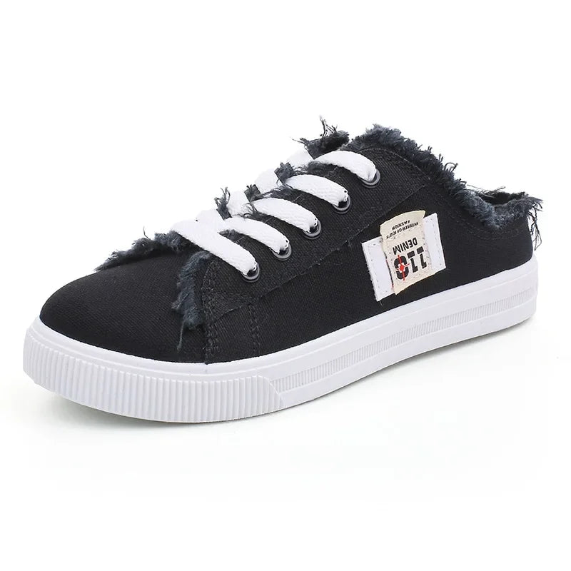 Canvas Sneaker Low Top Denim Slip ons
