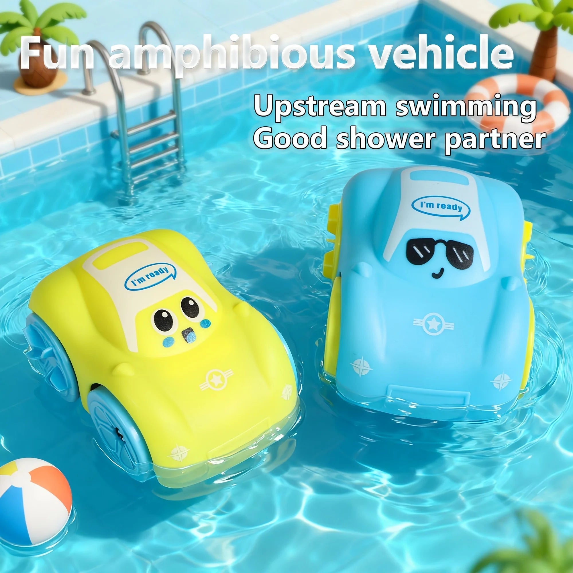 Summer Baby Bath Toy Car