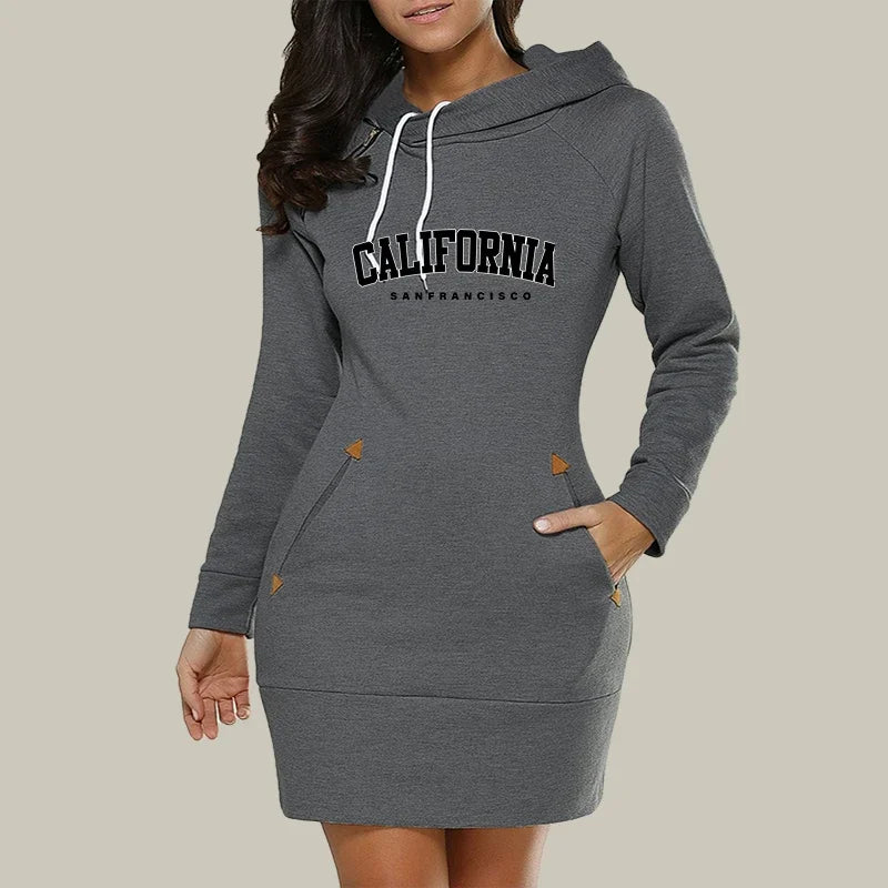 California Dress With Hood