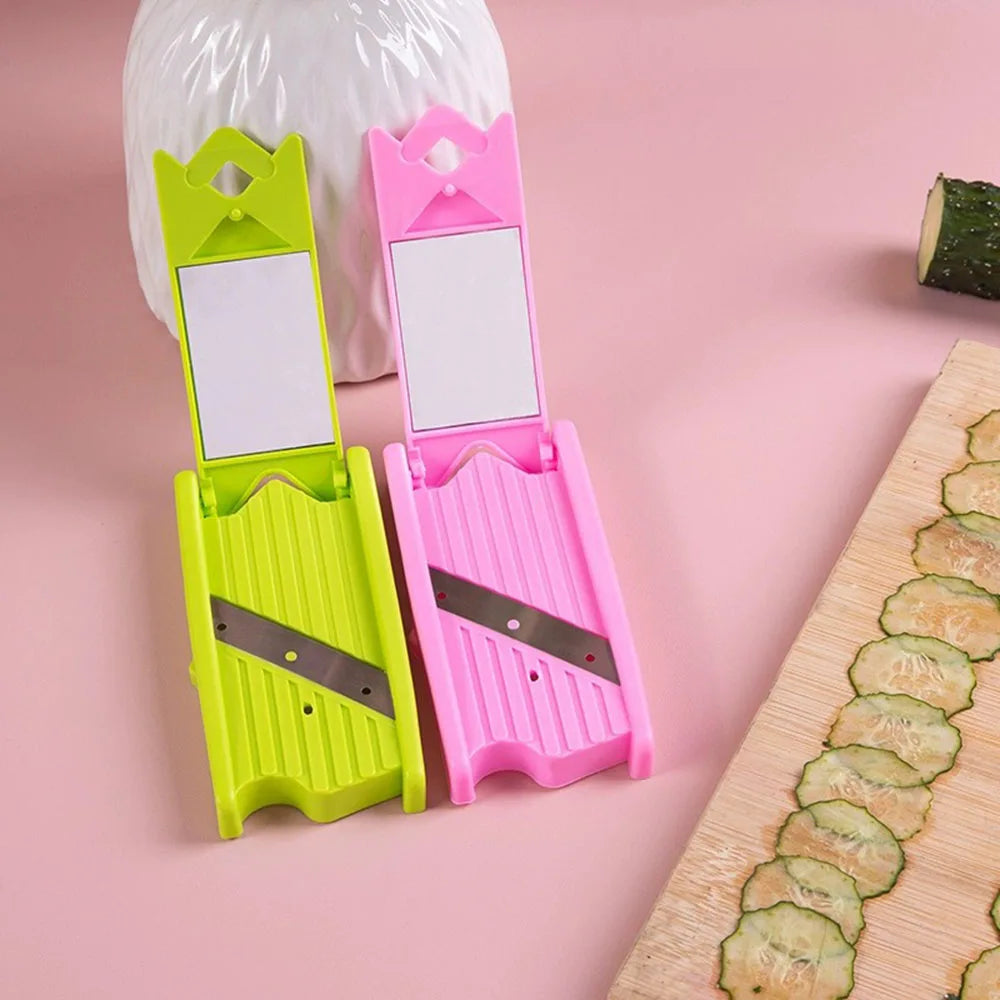 Ultra Thin Cucumber Slicers With Mirror For Mask Beauty Slicer Cucumber Sharpener Peeler Kitchen Fruit & Vegetable Tools Knife