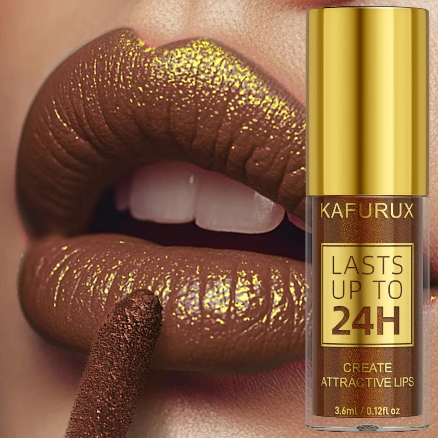 14 Colors Glitter Metallic Lip Glaze