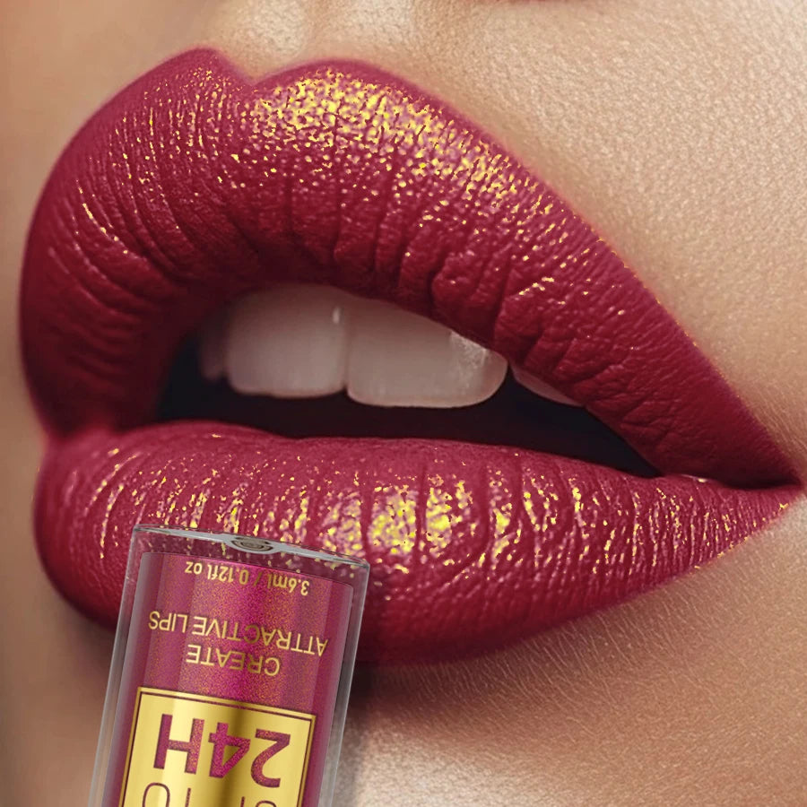 14 Colors Glitter Metallic Lip Glaze