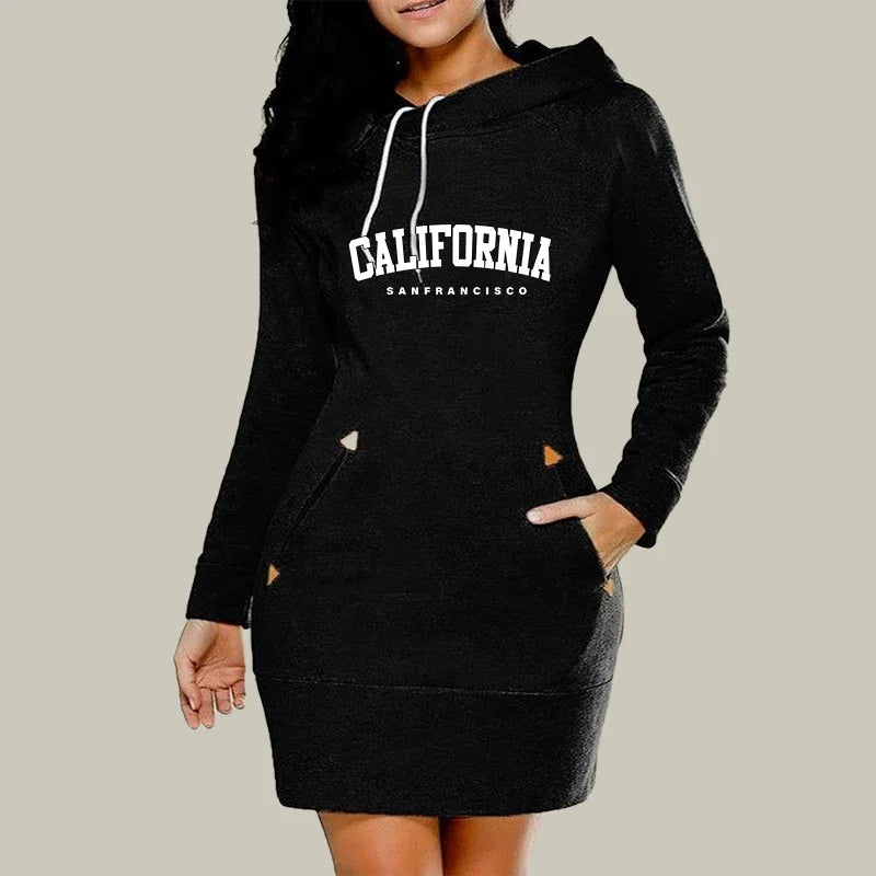 California Dress With Hood