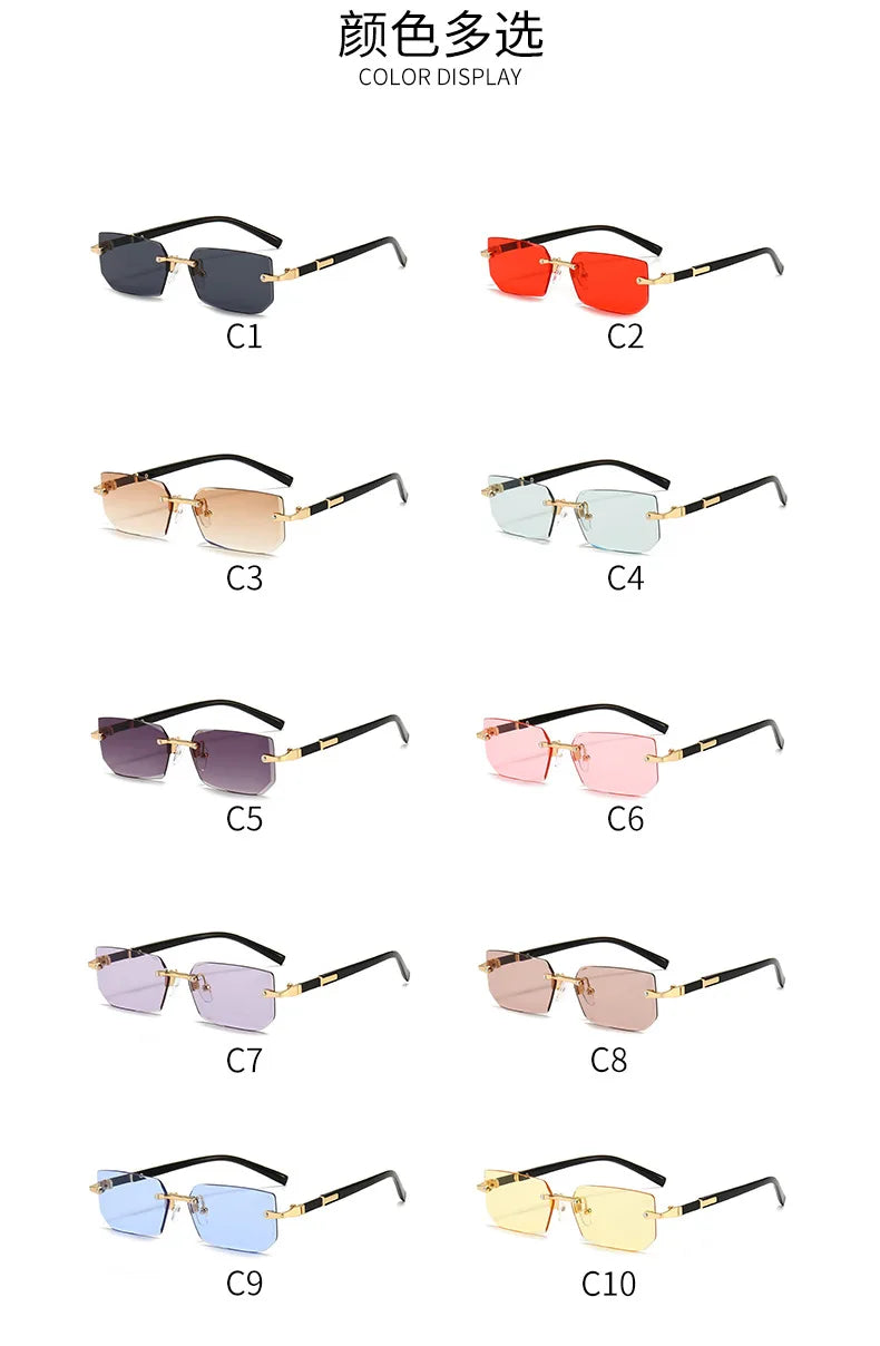 Rimless Sunglasses