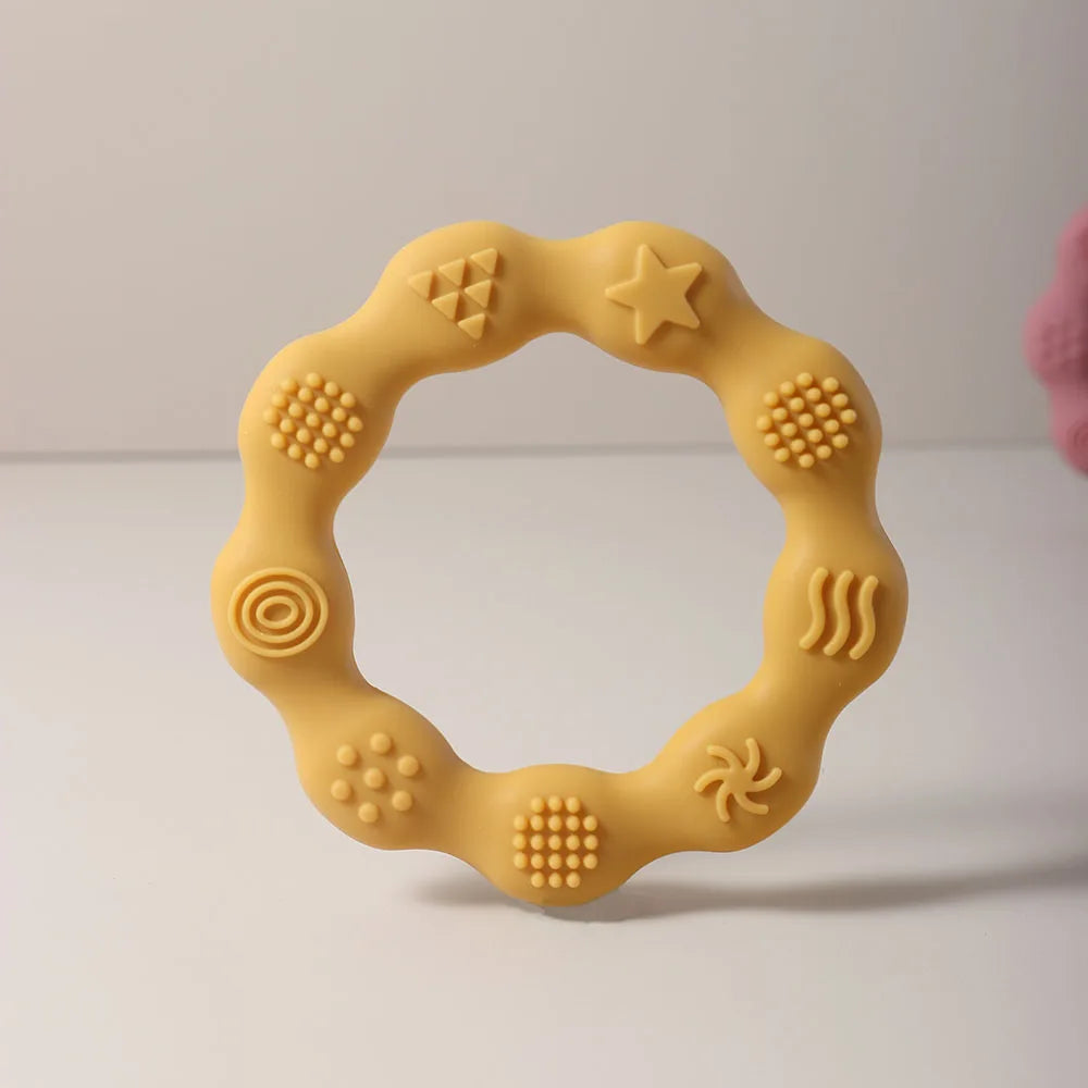 silicone ring teether