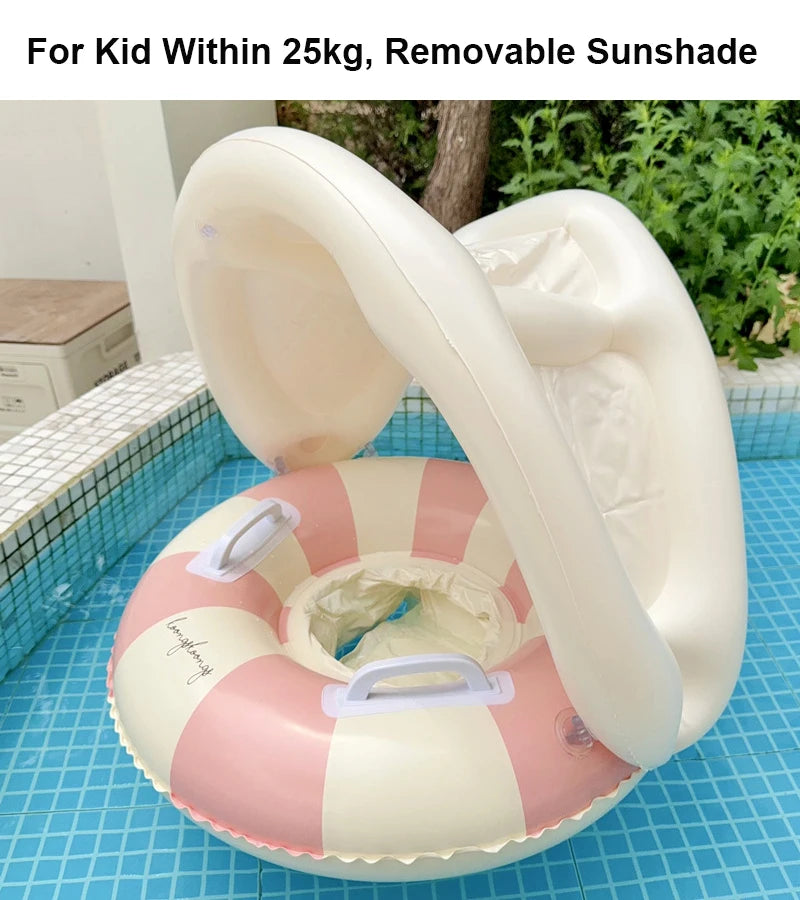 Rooxin Pool Float Baby Swim Ring Tube Inflatable Swimming Seat Ring For Kid Child Swimming Circle Beach Water Play Equipment