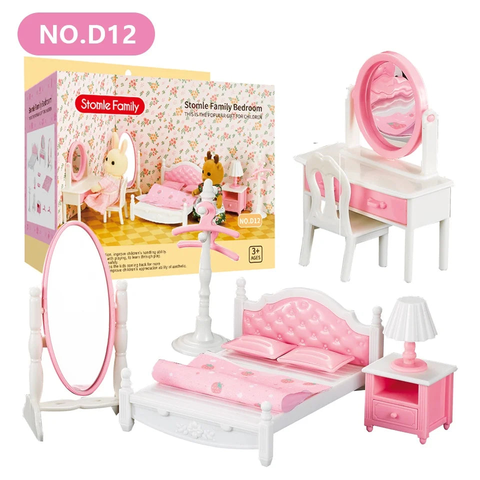 Miniature Furniture Forest Family