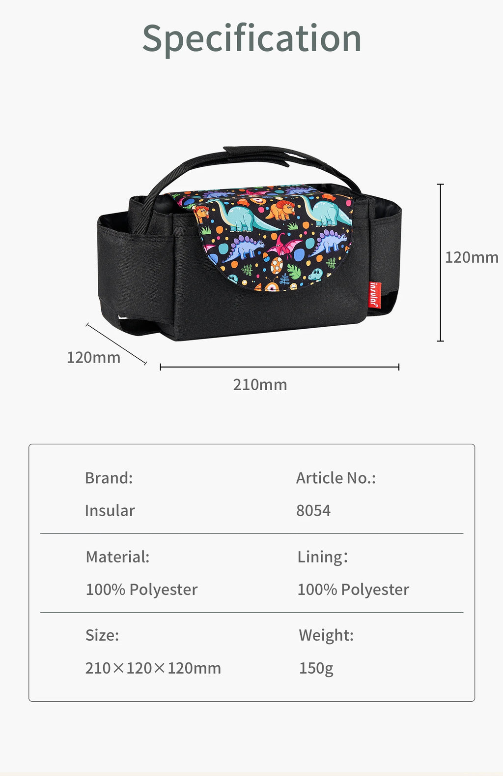 Insular Diaper Bag