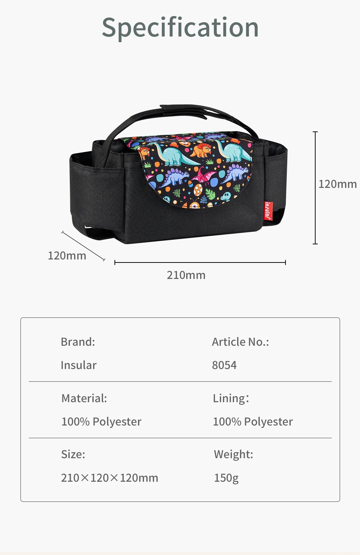 Insular Diaper Bag