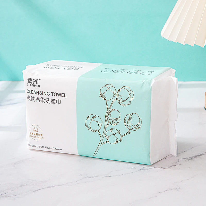 100PCS Natural Disposable Face Towel
