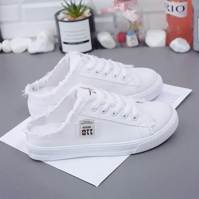 Canvas Sneaker Low Top Denim Slip ons