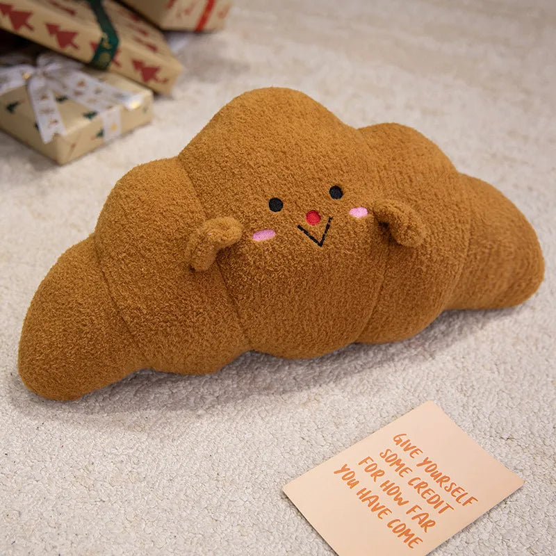 Plush Croissant Pillow Soft