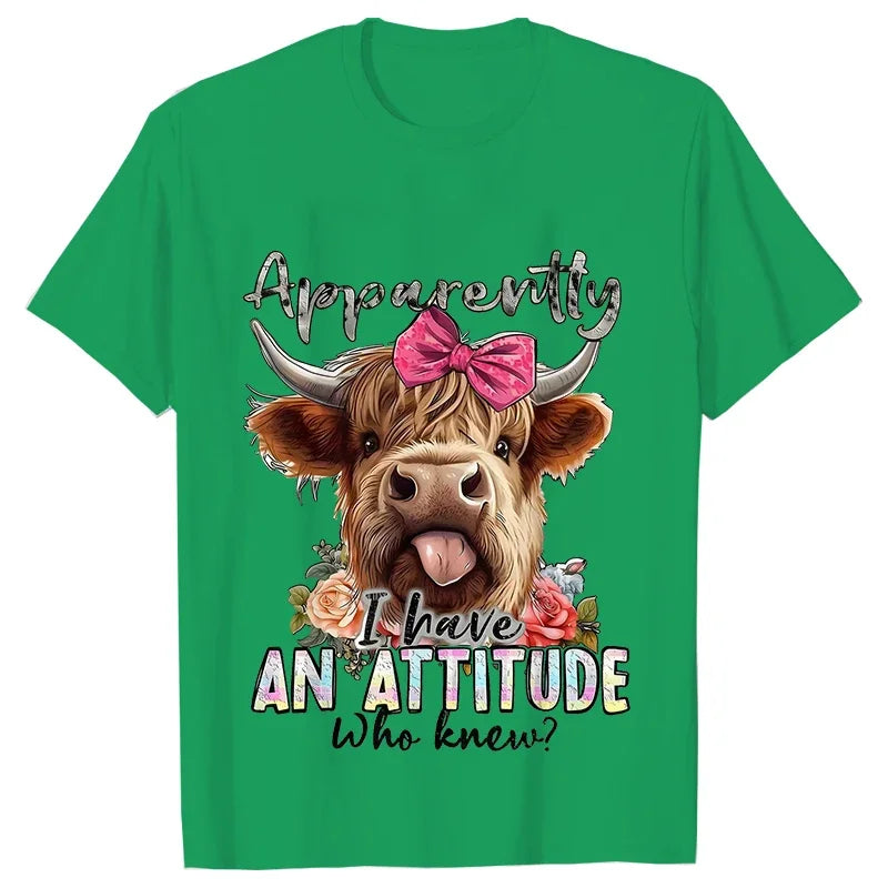 Highland Cow Print T-Shirts