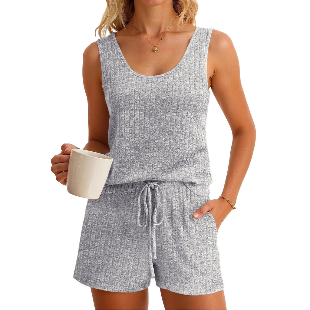 Vest and shorts 2pc set