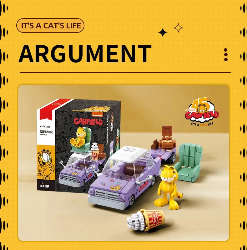Garfield Car Building Blocks
