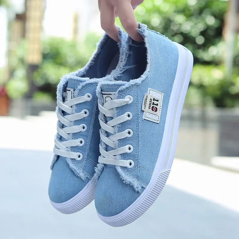 Canvas Sneaker Low Top Denim Slip ons