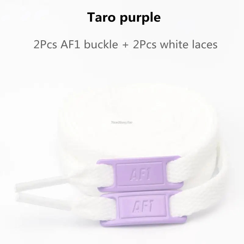 White Flat laces and Shoe Decoration Suit Sneaker Shoelace Fashion Air Force One Shoes Accessories
